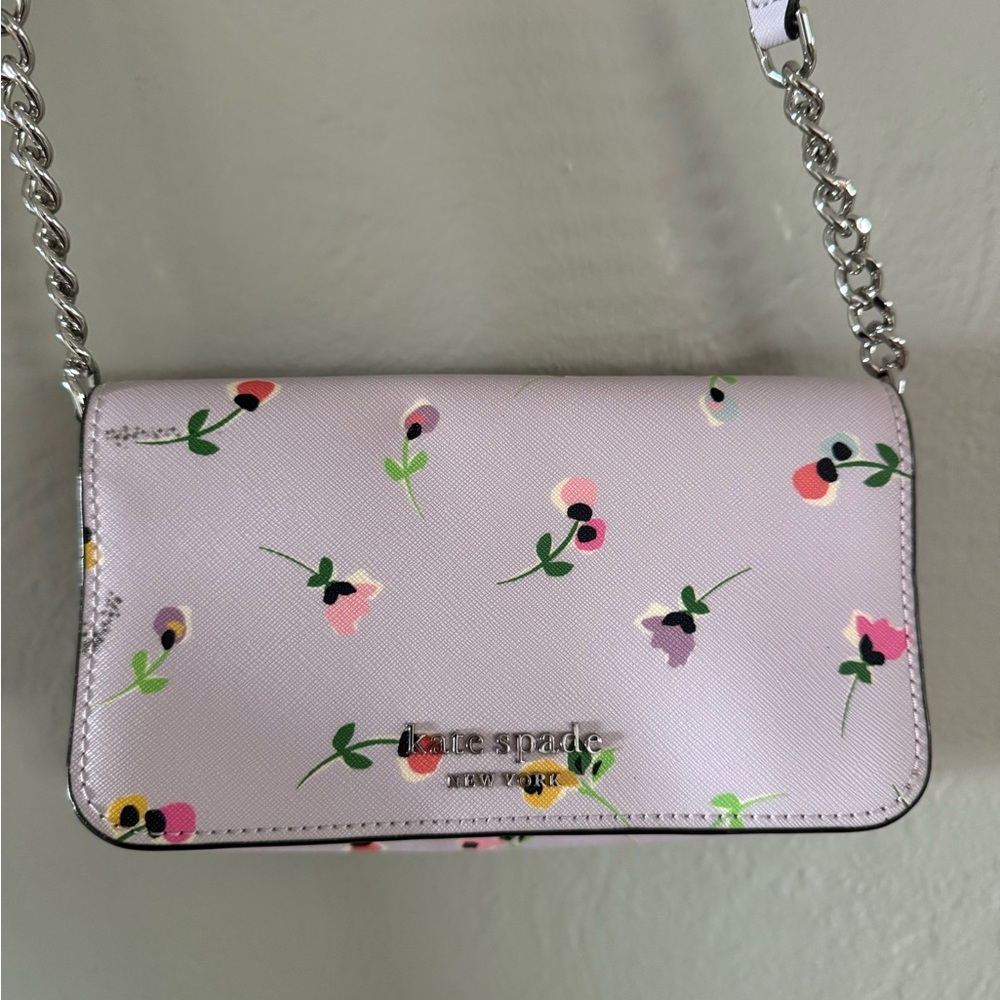 Kate Spade Floral Crossbody Bag - Purple